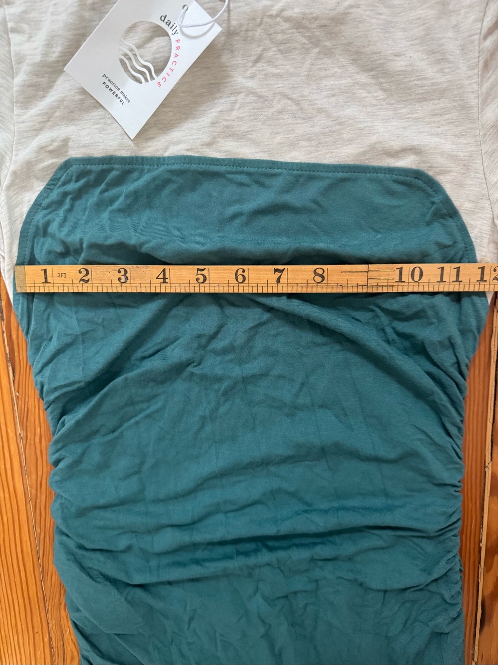 NWT Daily Practice Colorblock Ruched Mini Dress - Picture 6 of 7